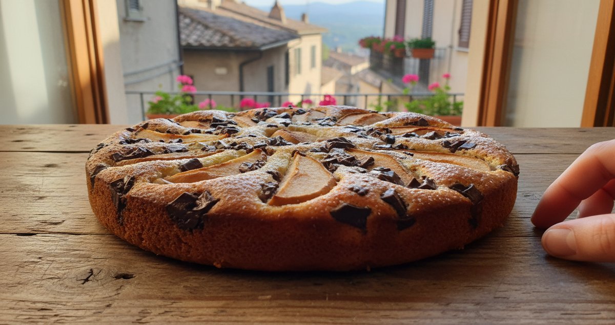 il-segreto-del-pasticcere-torta-yogurt-pere-cioccolato-ultra-morbida